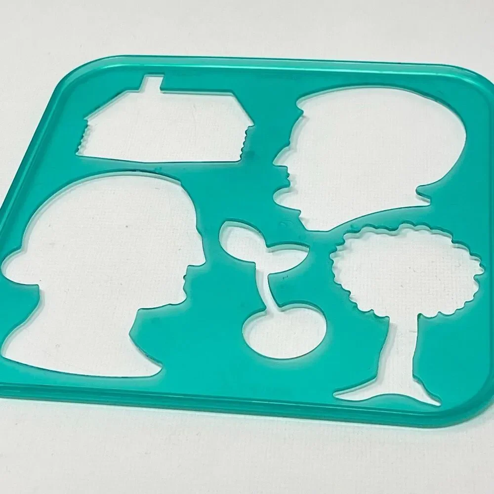 Tupperware Stencils Vintage 1990 Tuppertoys Set of 5 Patriotic Halloween Holiday